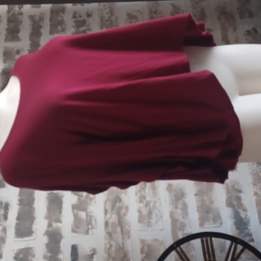 Chelsea & Violet Maroon Crop Top